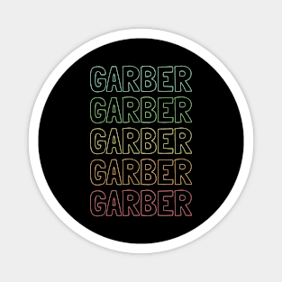 Garber Name Pattern Magnet